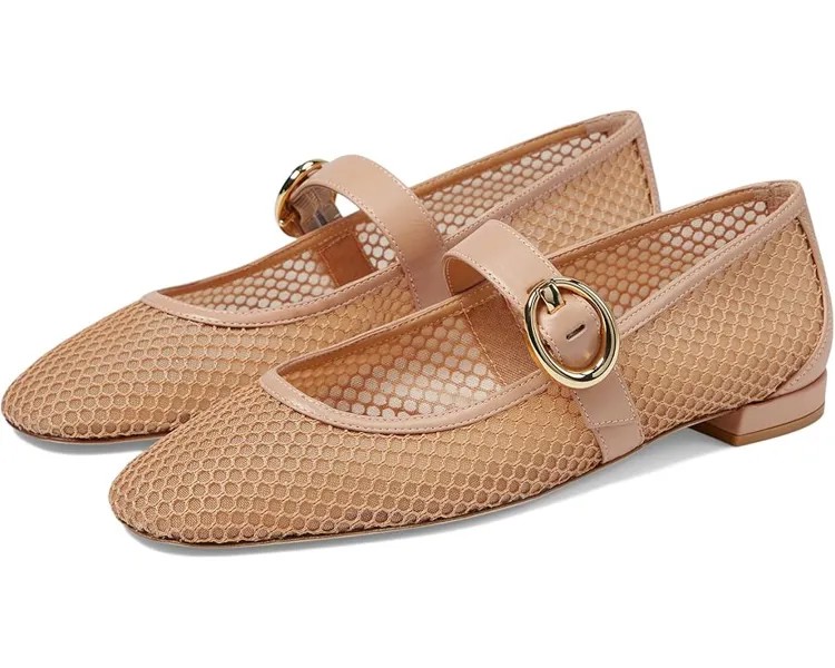 Туфли на плоской подошве Stuart Weitzman Arabella Mary Jane, цвет Ginger