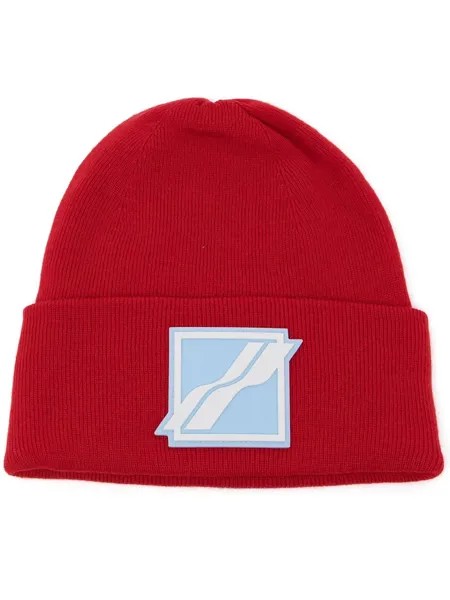 We11done шапка бини с нашивкой-логотипом