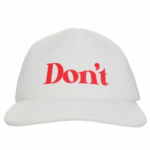 Кепка Undercover Don't, размер One Size, белый