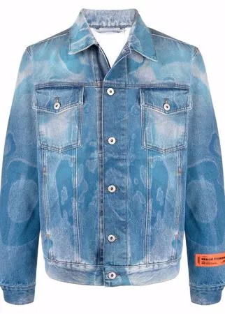 Heron Preston джинсовая куртка с принтом