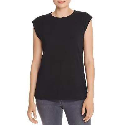 Женская черная рубашка со средней посадкой Frame, майка L BHFO 7791