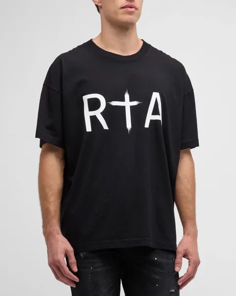 Мужская футболка с логотипом Liam Cross RTA, цвет Black Front Logo