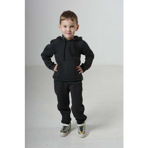 Костюм DaEl kids, размер 116, серый, черный