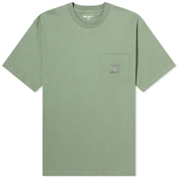 Футболка Carhartt Wip Field Pocket, зеленый