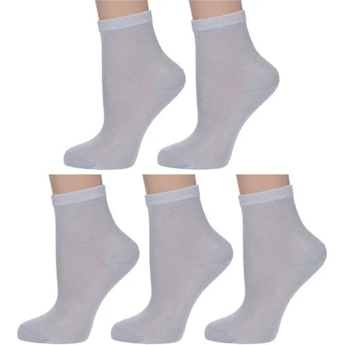 Носки LorenzLine 5 пар, размер 8-10, серый