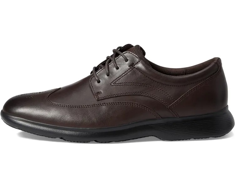 Оксфорды Truflex Dressport Wing Tip Rockport, коричневый