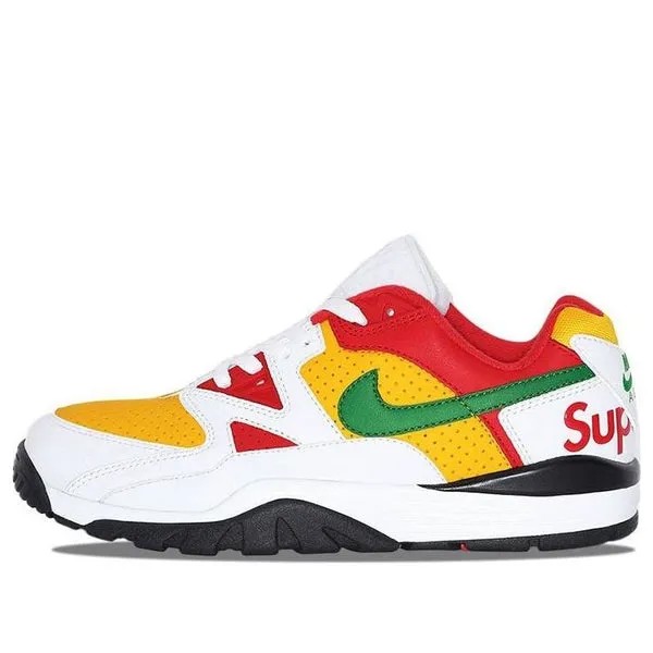 Кроссовки x supreme air cross trainer 3 low Nike, белый