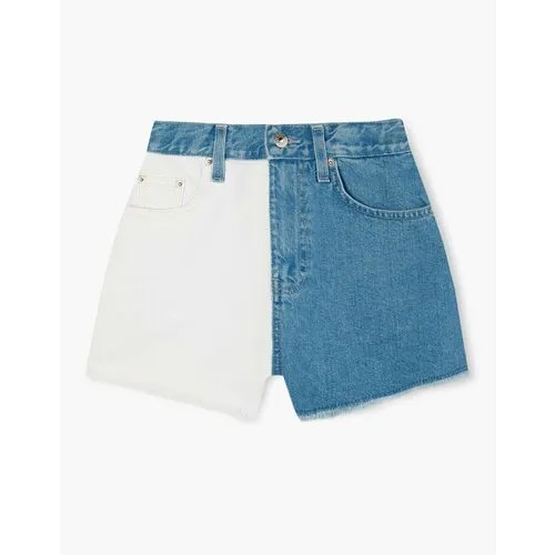 Шорты Gloria Jeans, размер 14-16л/164-170, синий, белый