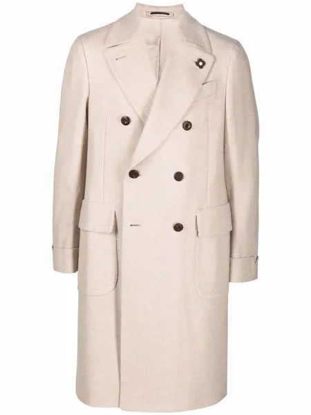 Lardini double-breasted trench coat