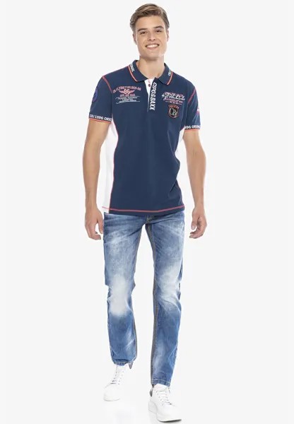 Поло Cipo & Baxx T Shirt, цвет NAVYBLUE