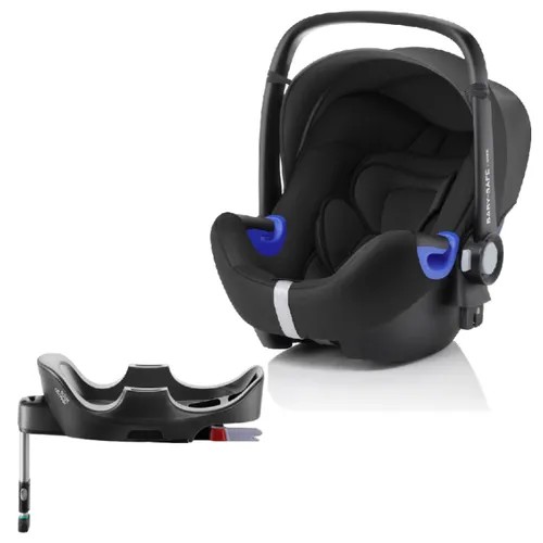 Автокресло-переноска группа 0+ (до 13 кг) BRITAX ROMER Baby-Safe i-Size + Flex Base, Cosmos Black