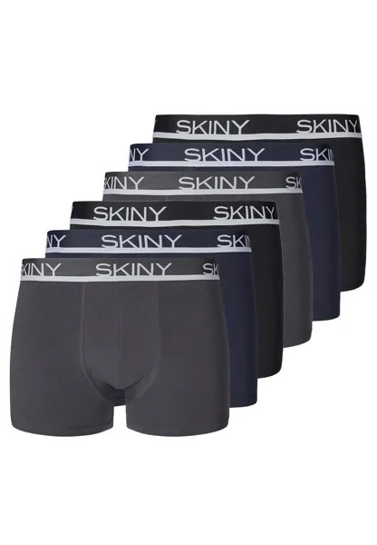 Трусы Skiny Retro Short/Pant Cotton, цвет Grau/Blau