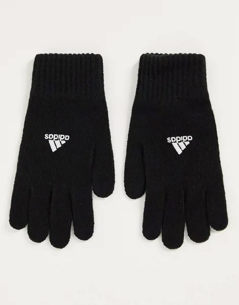 Черные перчатки adidas Football Tiro-Черный цвет
