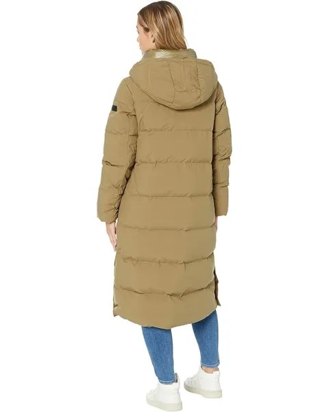 Пуховик Sanctuary Hooded Down Puffer, оливковый