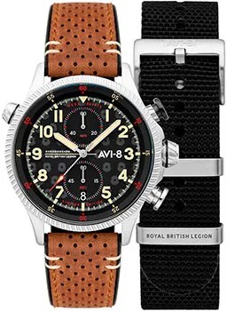 Fashion наручные  мужские часы AVI-8 AV-4080-RBL01. Коллекция Hawker Hunter Duke