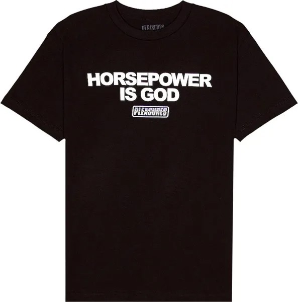 Футболка Pleasures Horsepower T-Shirt 'Black', черный