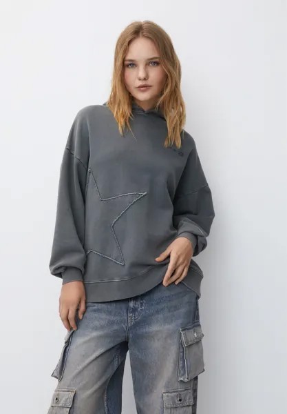 Толстовка Star Patch PULL&BEAR, цвет grey