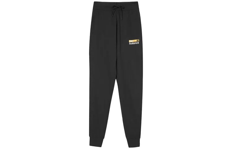 Мужские трикотажные спортивные штаны New Balance, цвет Black