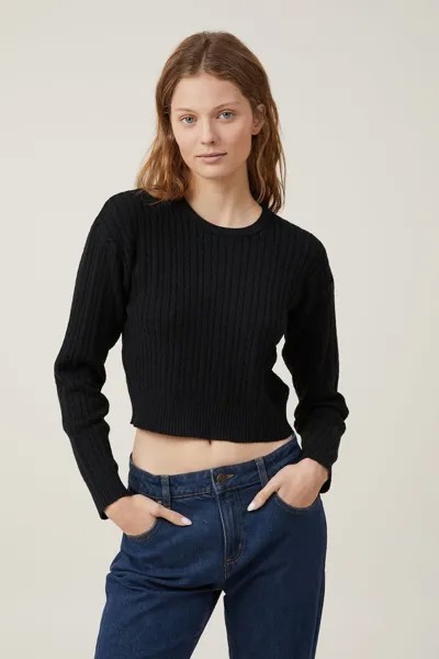 Пуловер Everfine Cable с круглым вырезом Cotton On