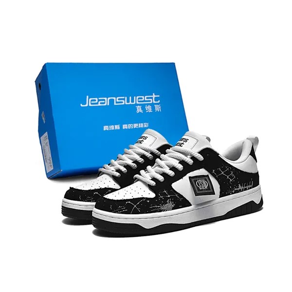 Кроссовки JEANSWEST Skateboarding Shoes Unisex Low-top, белый