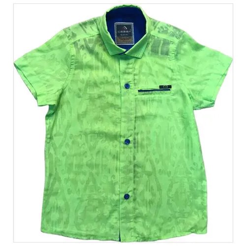 Рубашка для мальчика зеленый/синий размер:98 Cegisa
