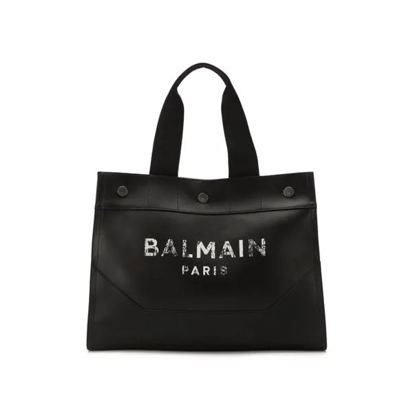 Кожаная сумка-тоут Balmain