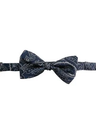 ETRO жаккардовый галстук-бабочка с узором пейсли