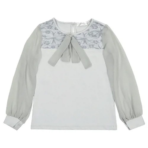 Школьная блуза Белый Слон, размер 152, серый