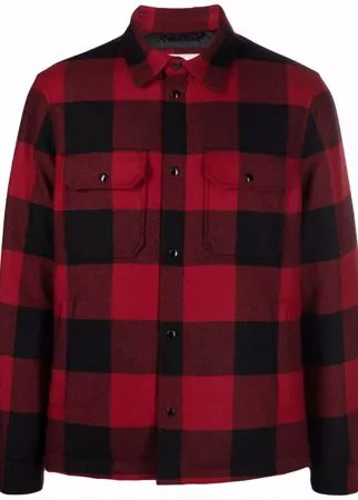 Woolrich пуховик в клетку