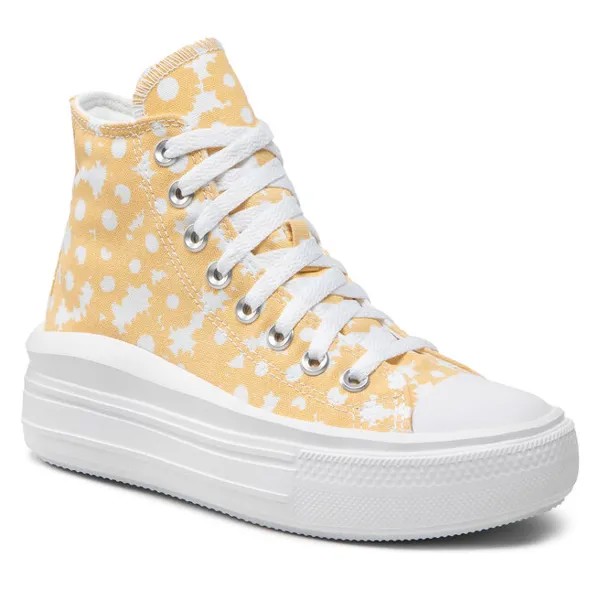 Кроссовки Converse CtasMowe Hi, желтый