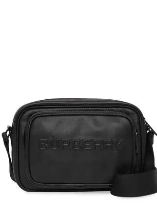 Burberry сумка через плечо с тисненым логотипом