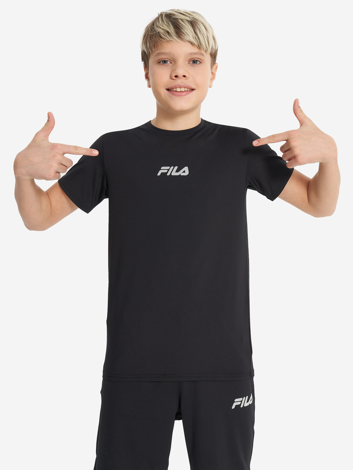 Футболка для мальчиков FILA, Черный