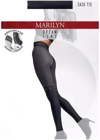 Колготки Marilyn Zazu Stars T13, 60 den, размер 1/2(S/M), black (черный)