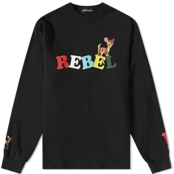 Футболка Rebel с длинными рукавами Undercover, черный