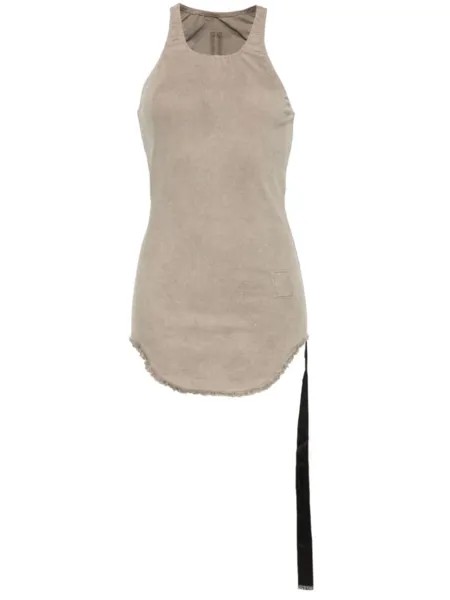 Джинсовый топ без рукавов Rick Owens DRKSHDW, бежевый