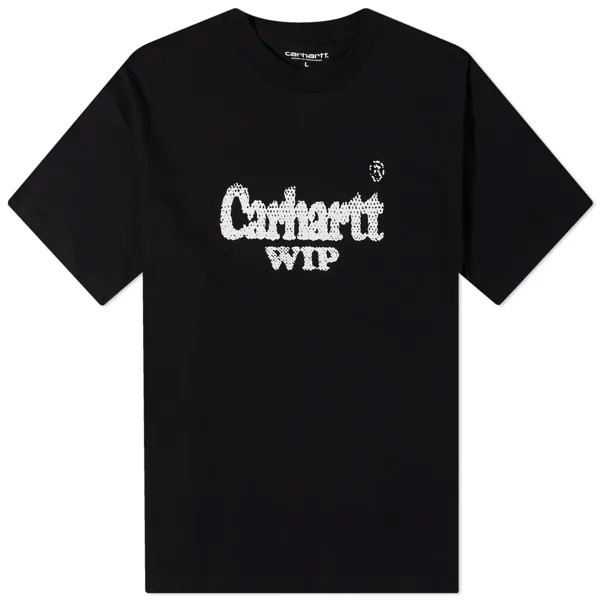 Футболка Carhartt Wip Spree Halftone, цвет Black & White
