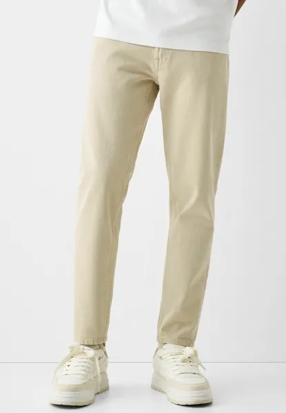 Джинсы Straight Leg VINTAGE Bershka, цвет beige