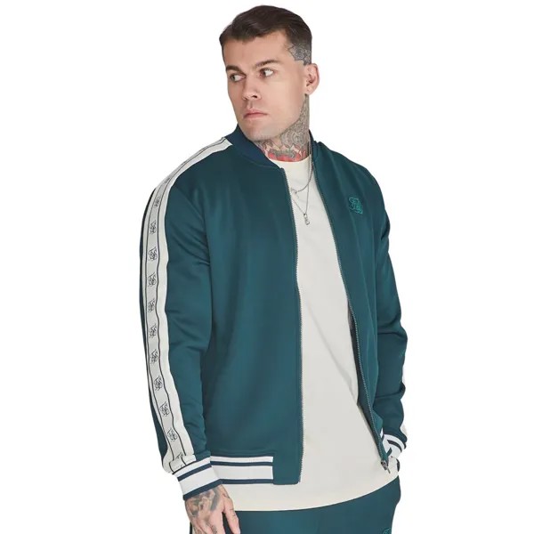 Куртка Siksilk Bomber, зеленый