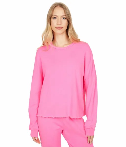 Толстовка Michael Lauren, Travis Signature Soft French Terry Crop Pullover Sweatshirt