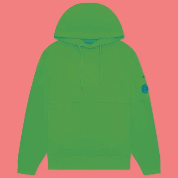 Мужская толстовка C.P. Company Cotton Fleece Hoodie Resist Dyed голубой, Размер XXL