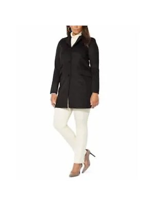RALPH LAUREN Женская Черная Зимняя Куртка Бушлат на Пуговицах 18W