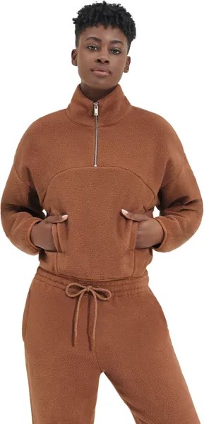 Толстовка Cassady Micro Uggfluff 1/2 Zip UGG, цвет Cedar Bark