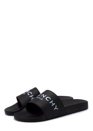 Резиновые шлепанцы с логотипом бренда Givenchy