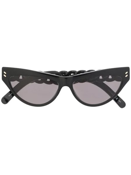 Stella McCartney Eyewear солнцезащитные очки в оправе 'кошачий глаз'