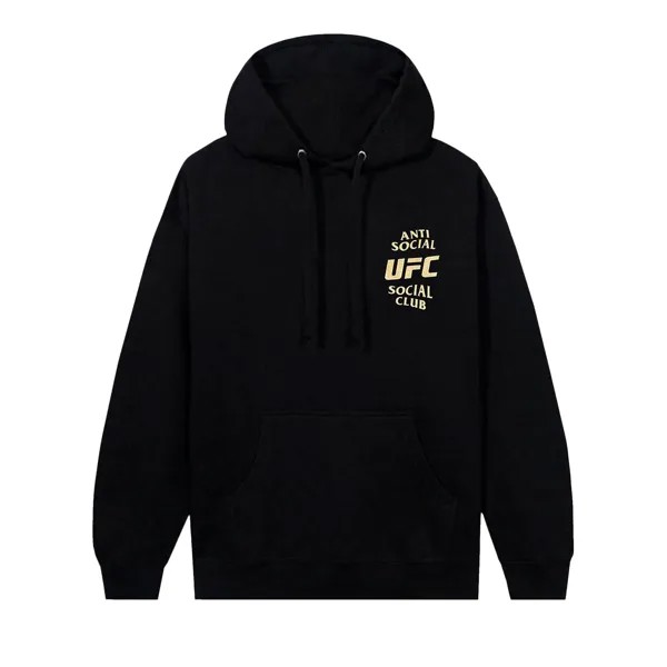 Толстовка с одноименным названием Anti Social Social Club x UFC Черная