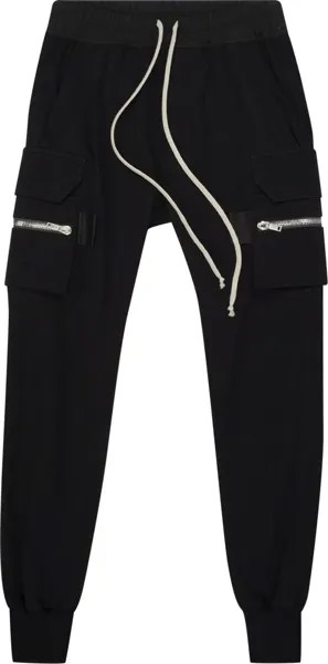 Брюки Rick Owens Mastodon Cargo Pants 'Black', черный