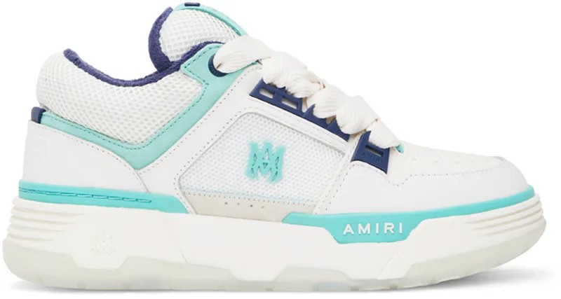 Белые кроссовки MA-1 Amiri, цвет Blue