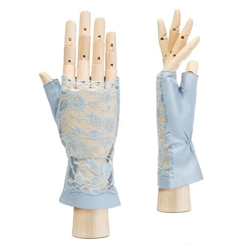 Митенки ELEGANZZA, размер 6.5, голубой