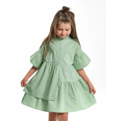 Платье Mini Maxi, размер 128, фисташковый