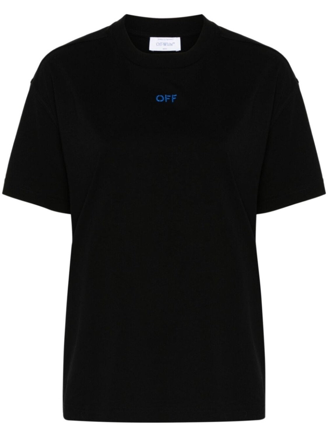 Off-White футболка с вышивкой Arrows, черный